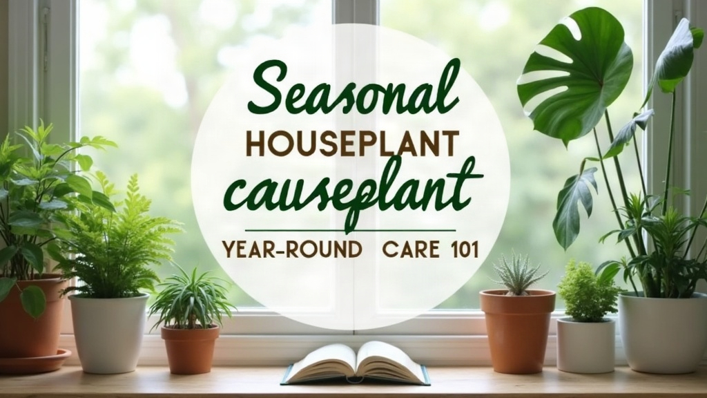 Seasonal Houseplant Care Calendar: Year-Round Guide